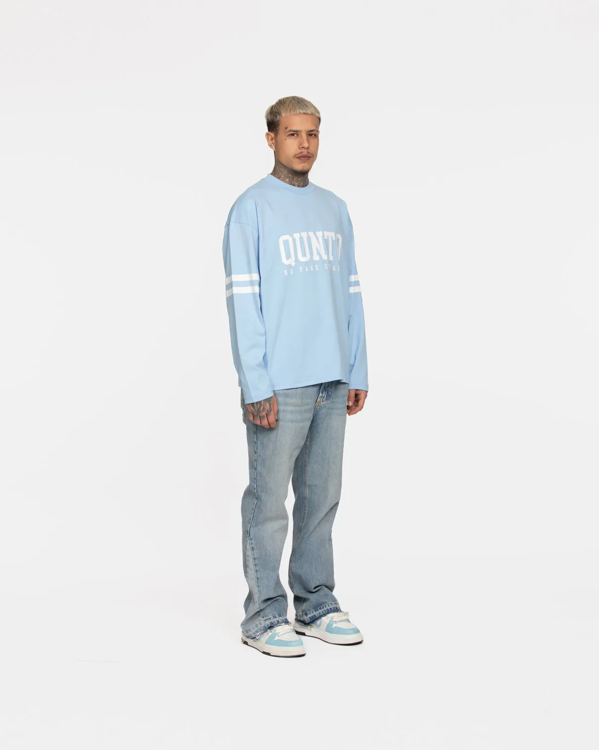 Long Sleeve Stripes Blue