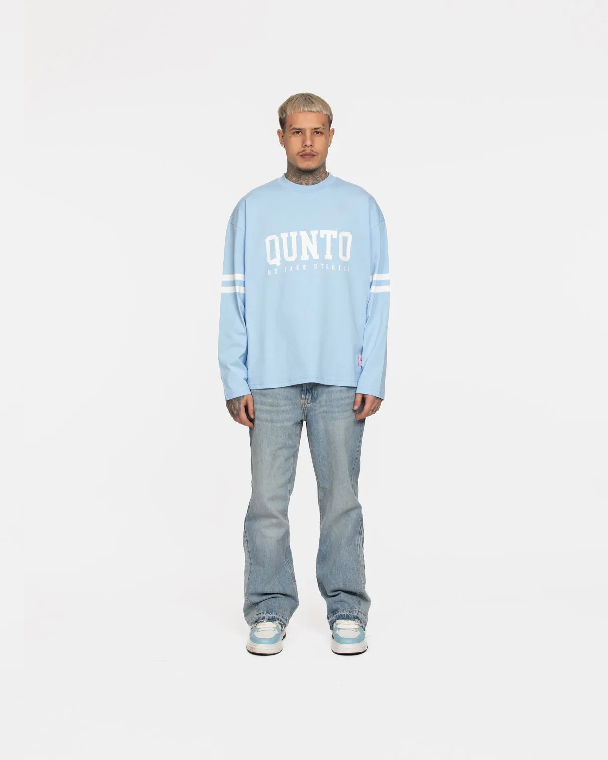 Long Sleeve Stripes Blue