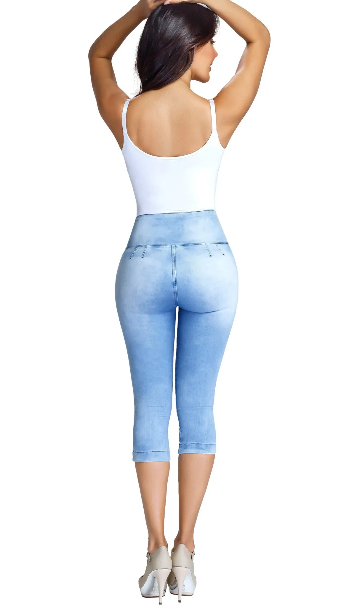 Lowla Jeans Colombianos Levanta Cola con Faja Interna Capri 239257