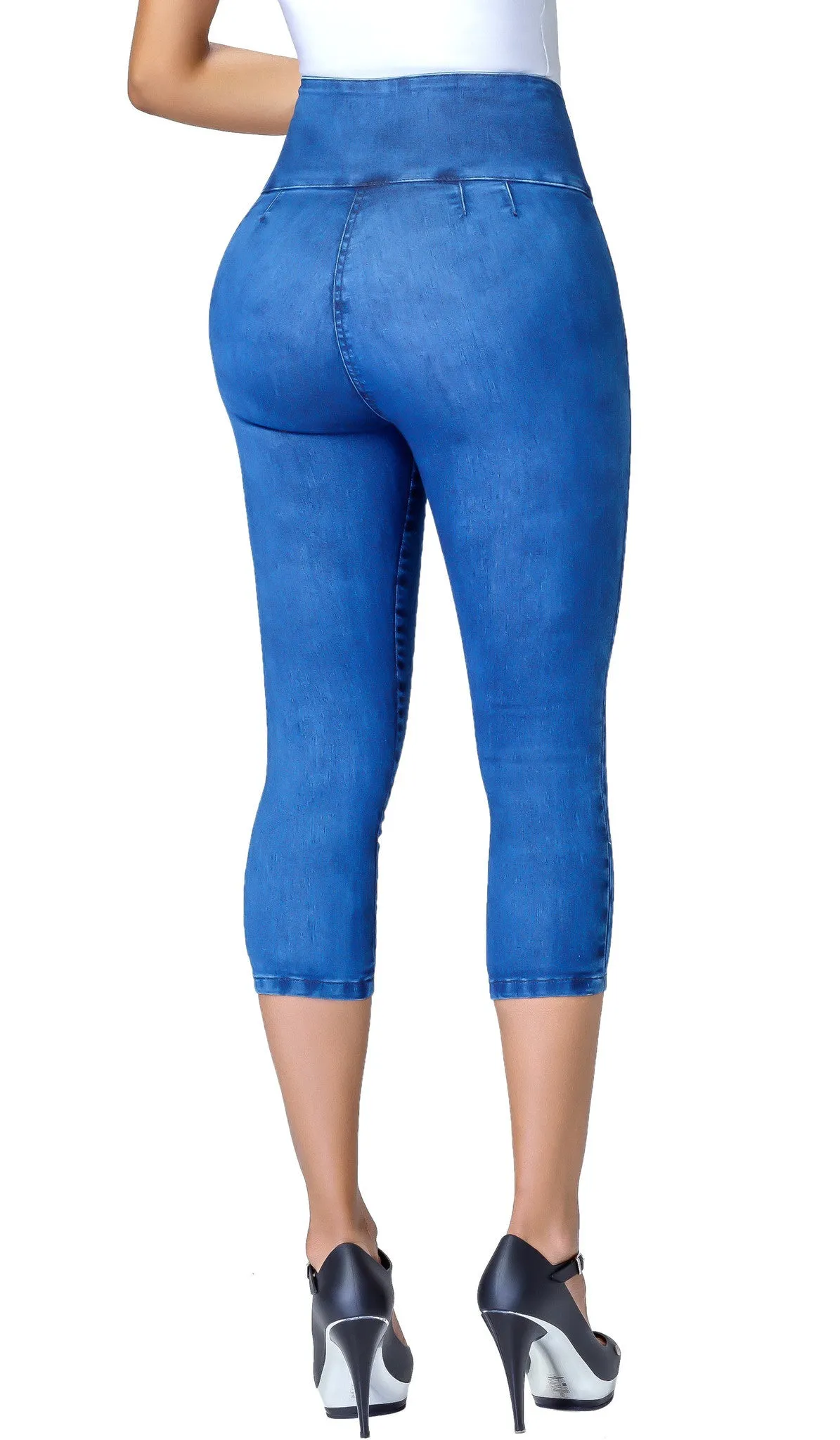 Lowla Jeans Colombianos Levanta Cola con Faja Interna Capri 239257