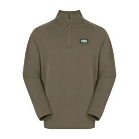 Men's Baseline Pull-on Zip Top In Light Bark