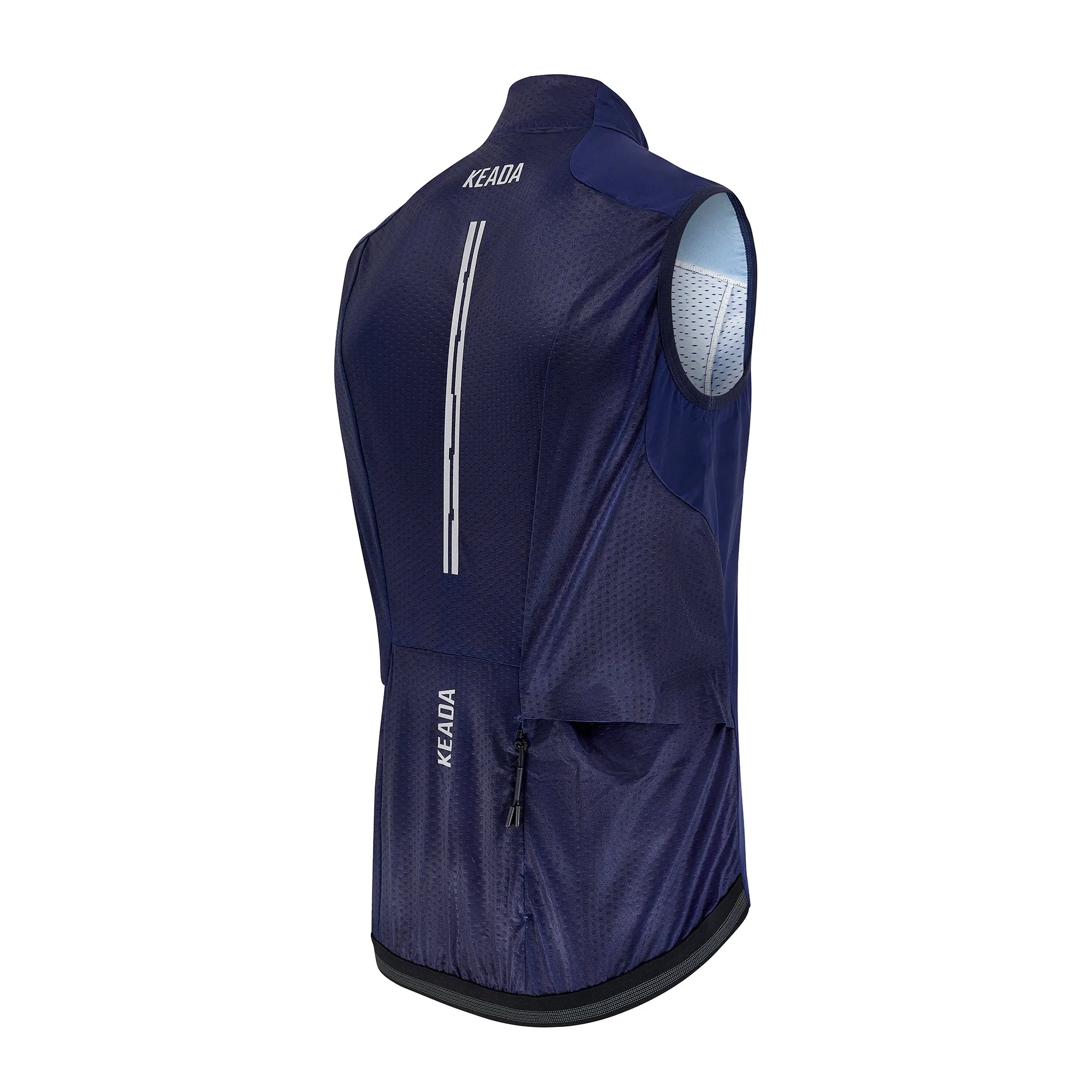 Men's Essential Cycling Gilet - Navy