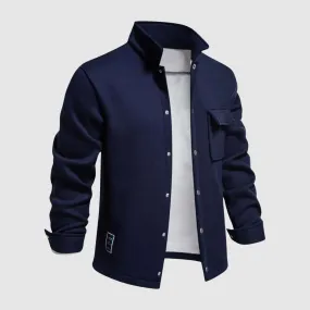 Men's Fleece Jacket with Chest Pocket