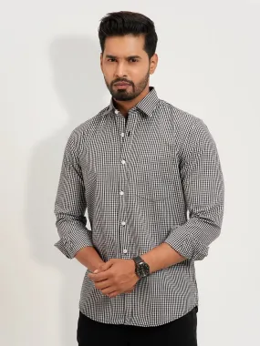 Men's Gingham Check Full Sleeve Casual Shirt