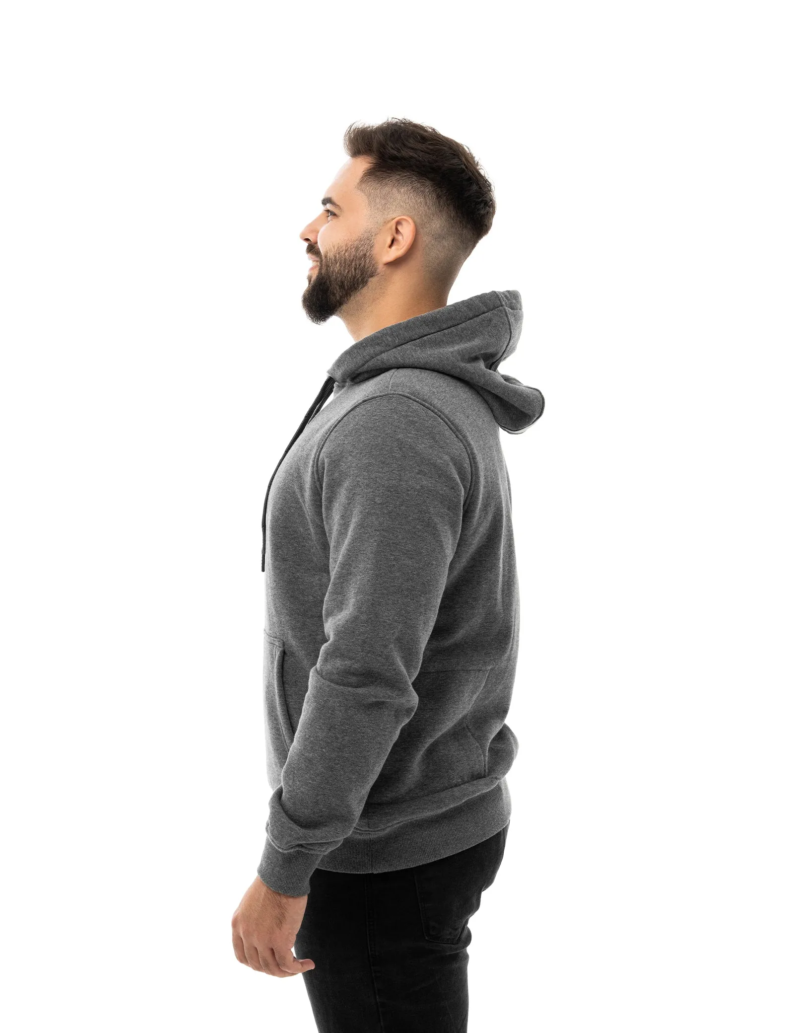 Men's Heated Pullover - Grey