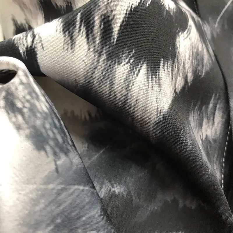 Men's High-Quality Leopard Print Shirt – Fashionable Fall Camiseta Masculina for Social Club Outfits