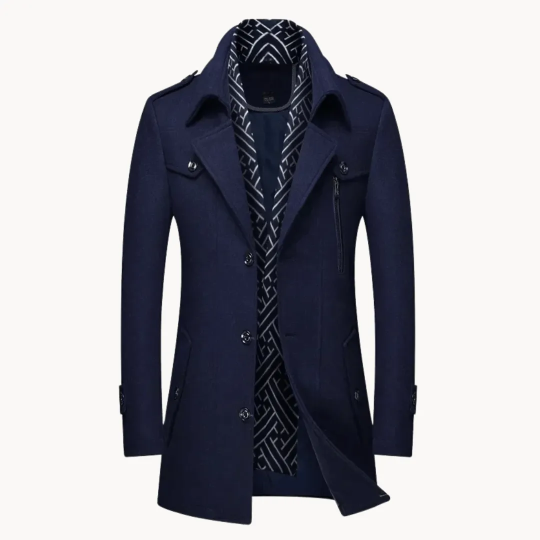 Men's Wool Blend  Overcoat