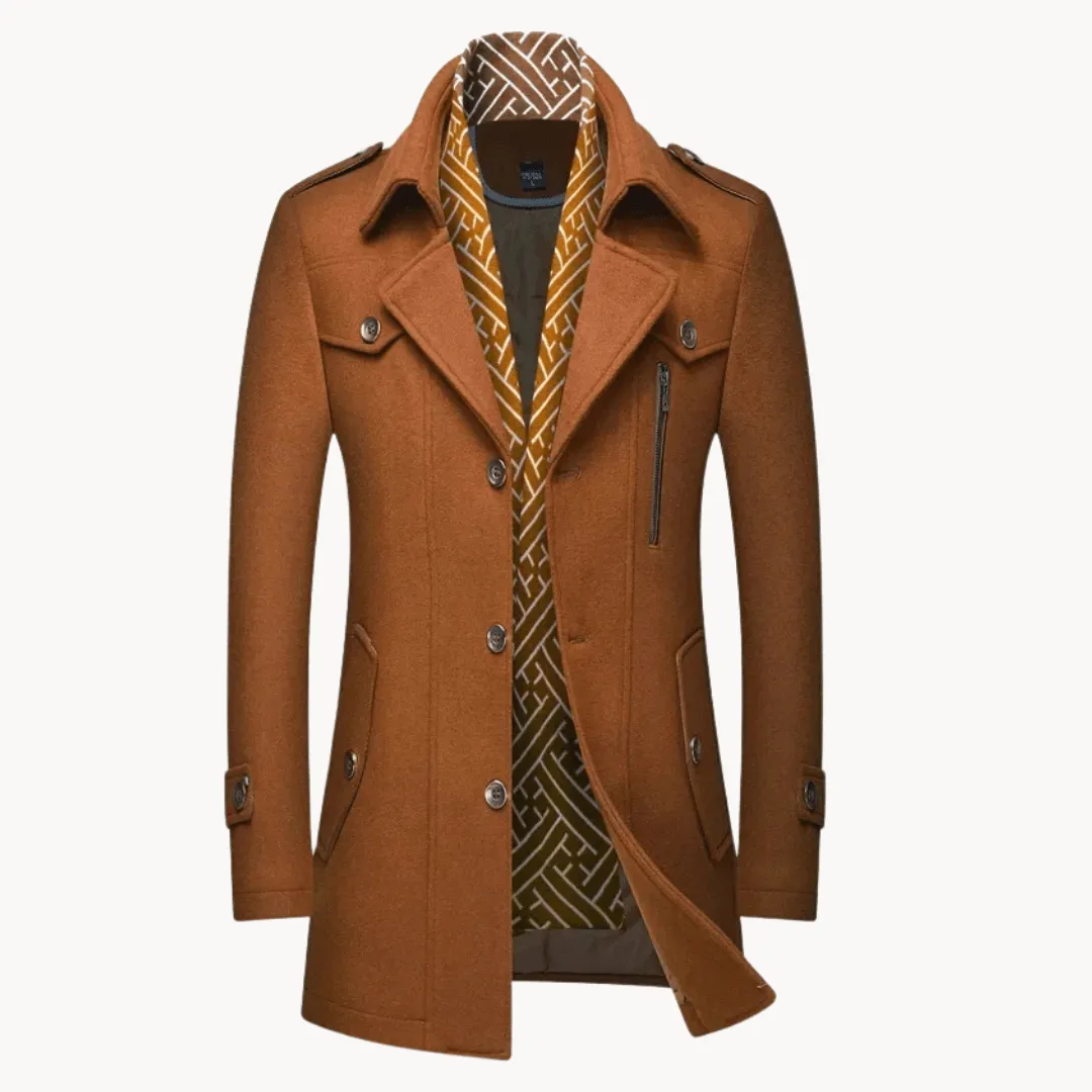 Men's Wool Blend  Overcoat