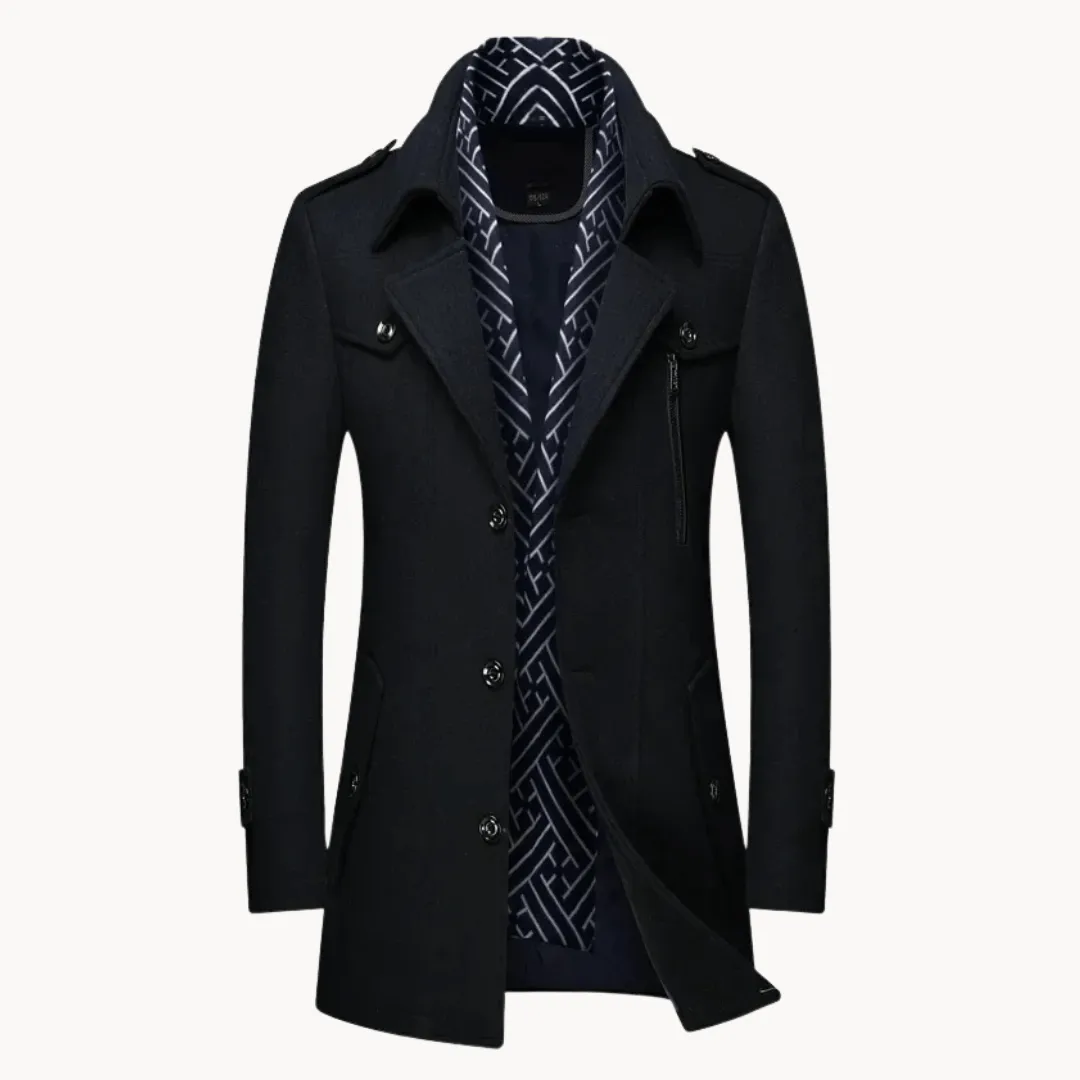 Men's Wool Blend  Overcoat