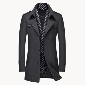 Men's Wool Blend  Overcoat