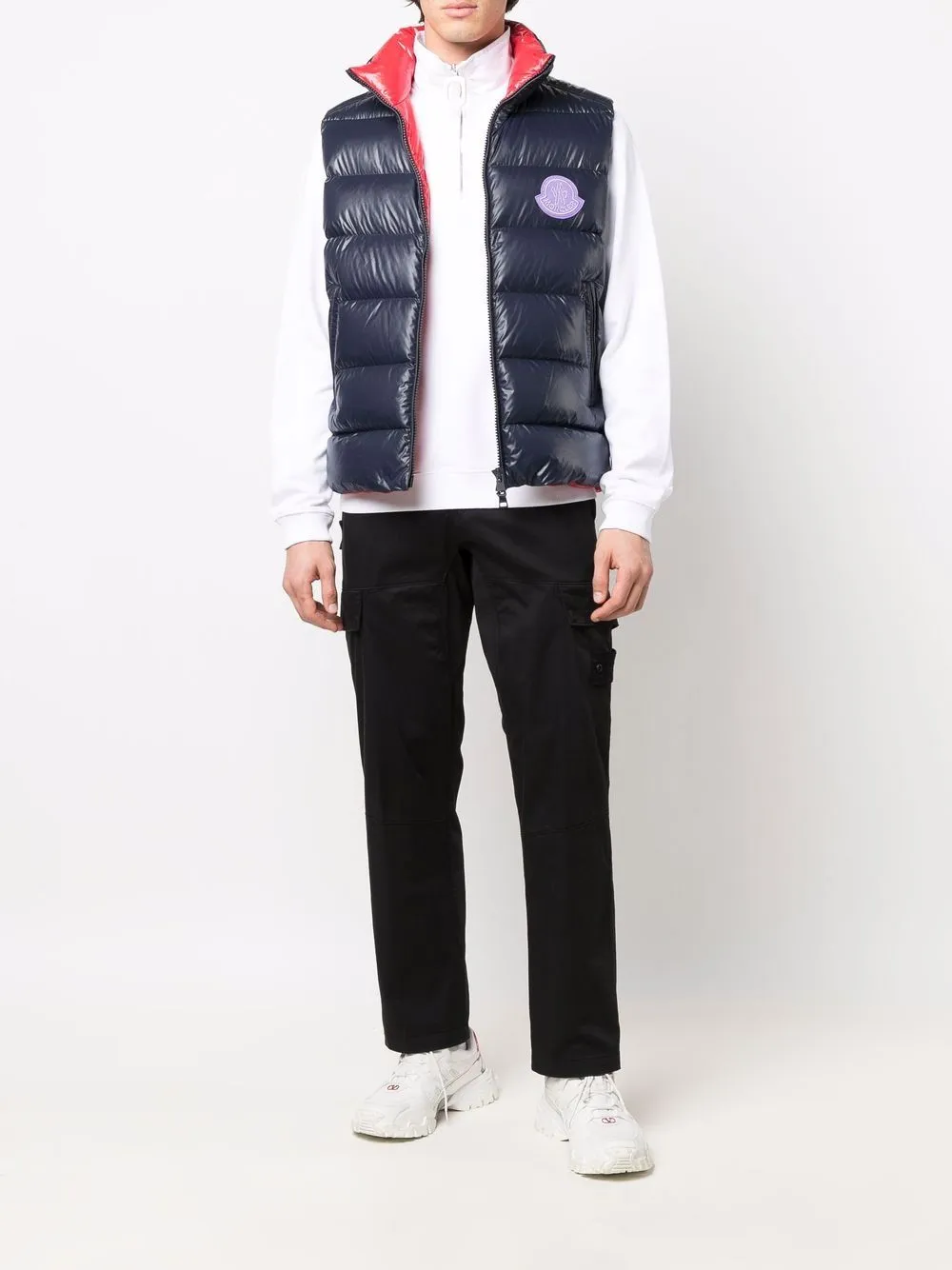 MONCLER GENIUS x 2 MONCLER 1952 Parken Vest Gilet Navy