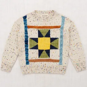 Nova Quilt Pullover in Iris Confetti by Misha & Puff