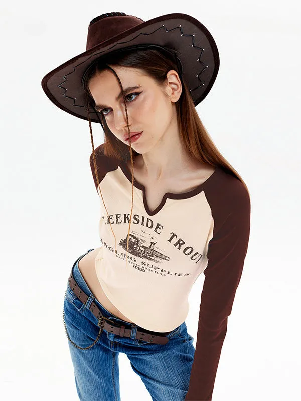 Nvuvu Vintage Print Slim Fit T-Shirt