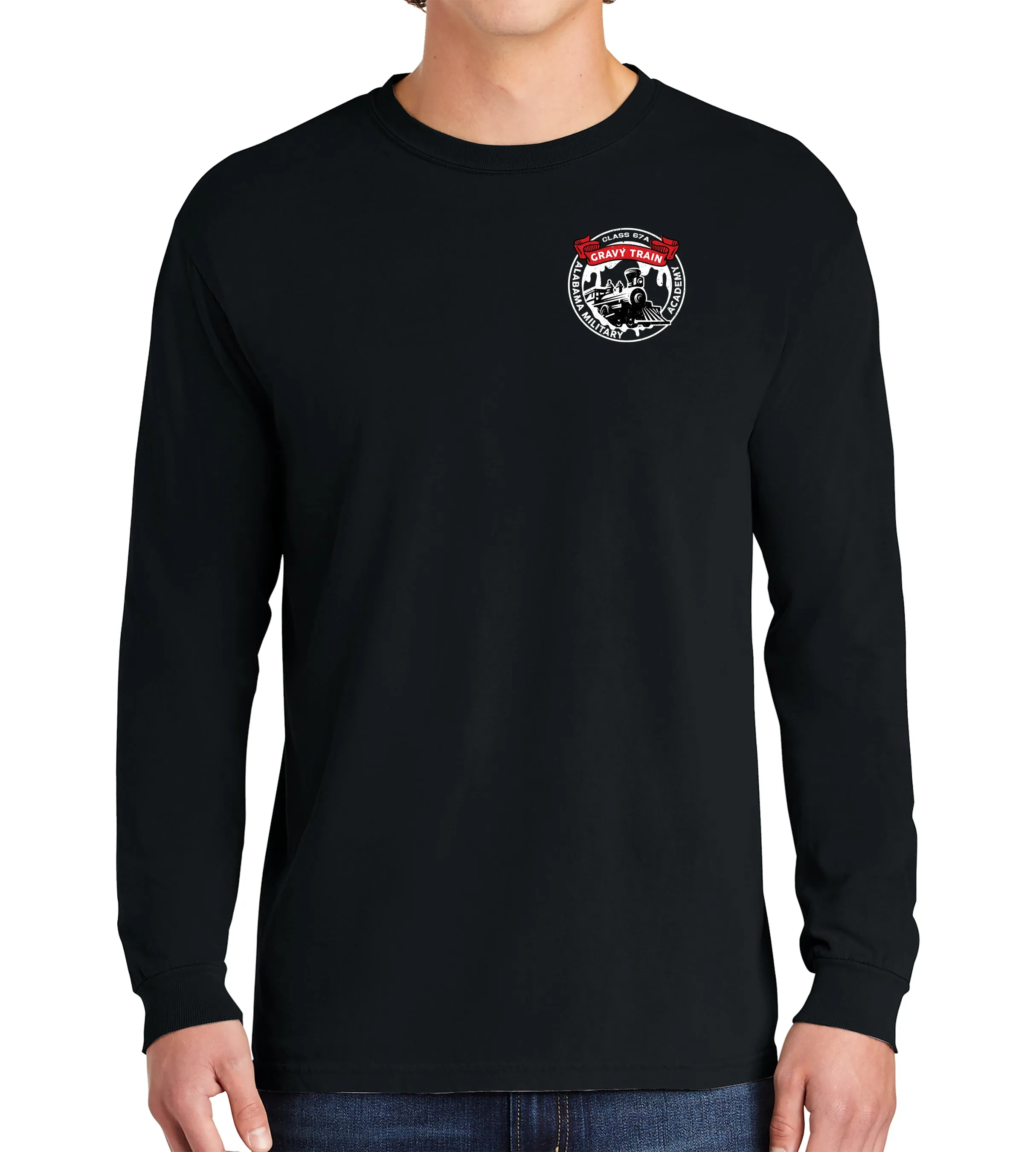 OCS Class PT Long Sleeve 50-50 Blend Unisex Shirt. This shirt IS approved for PT