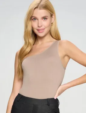 ONE SHOULDER DESIGN BODYSUIT