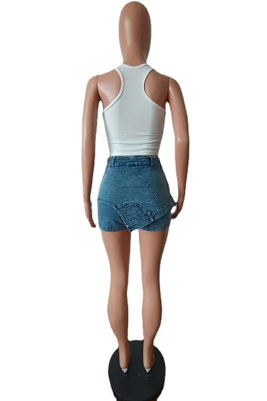 PA126 Fashion Design Denim Shorts