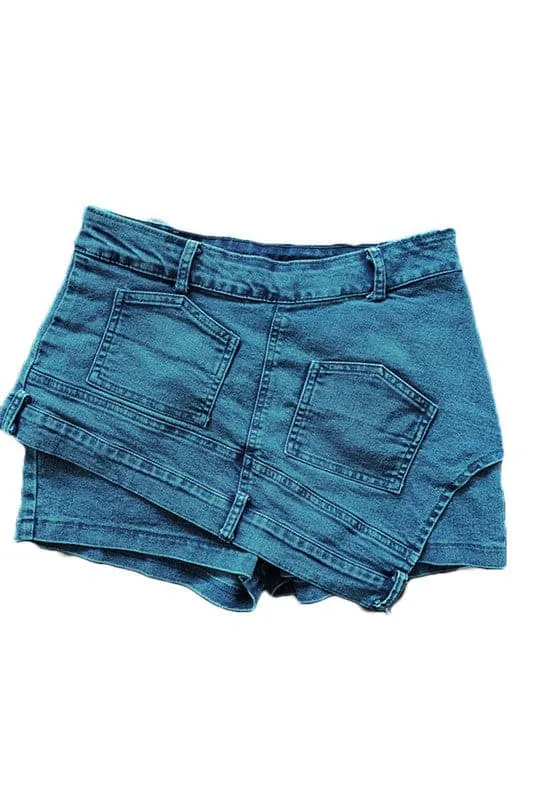 PA126 Fashion Design Denim Shorts