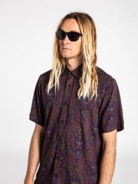 Peachy Paisley Short Sleeve Shirt