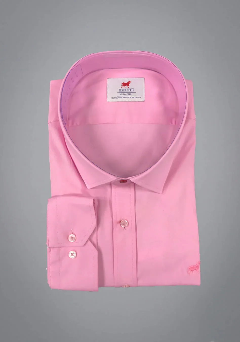 PINK MUSCLE FIT SHIRT - ROSE BUD