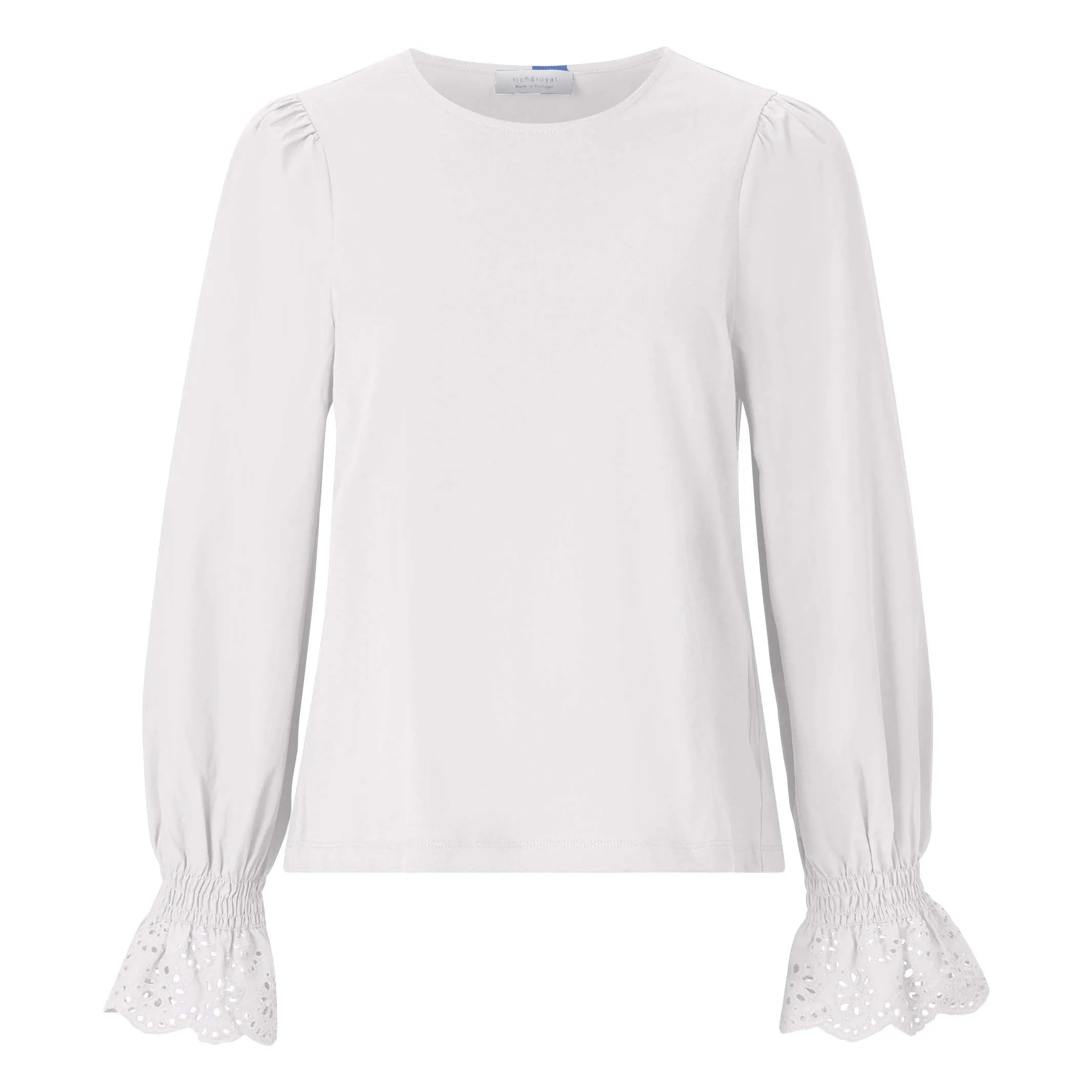 Rich & Royal Material Mix Blouse