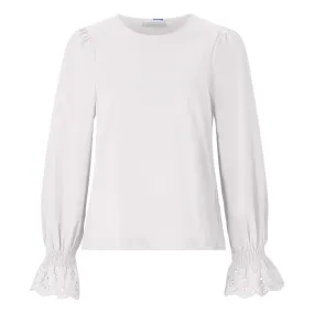 Rich & Royal Material Mix Blouse