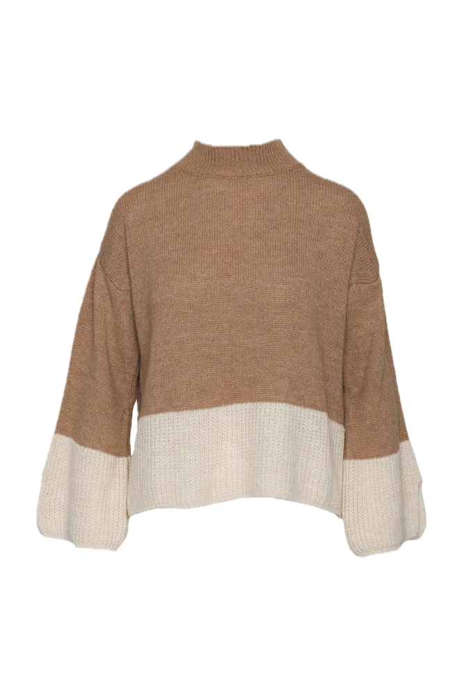Saiph camel cream pullover