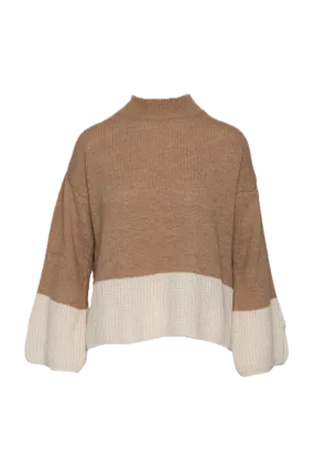 Saiph camel cream pullover