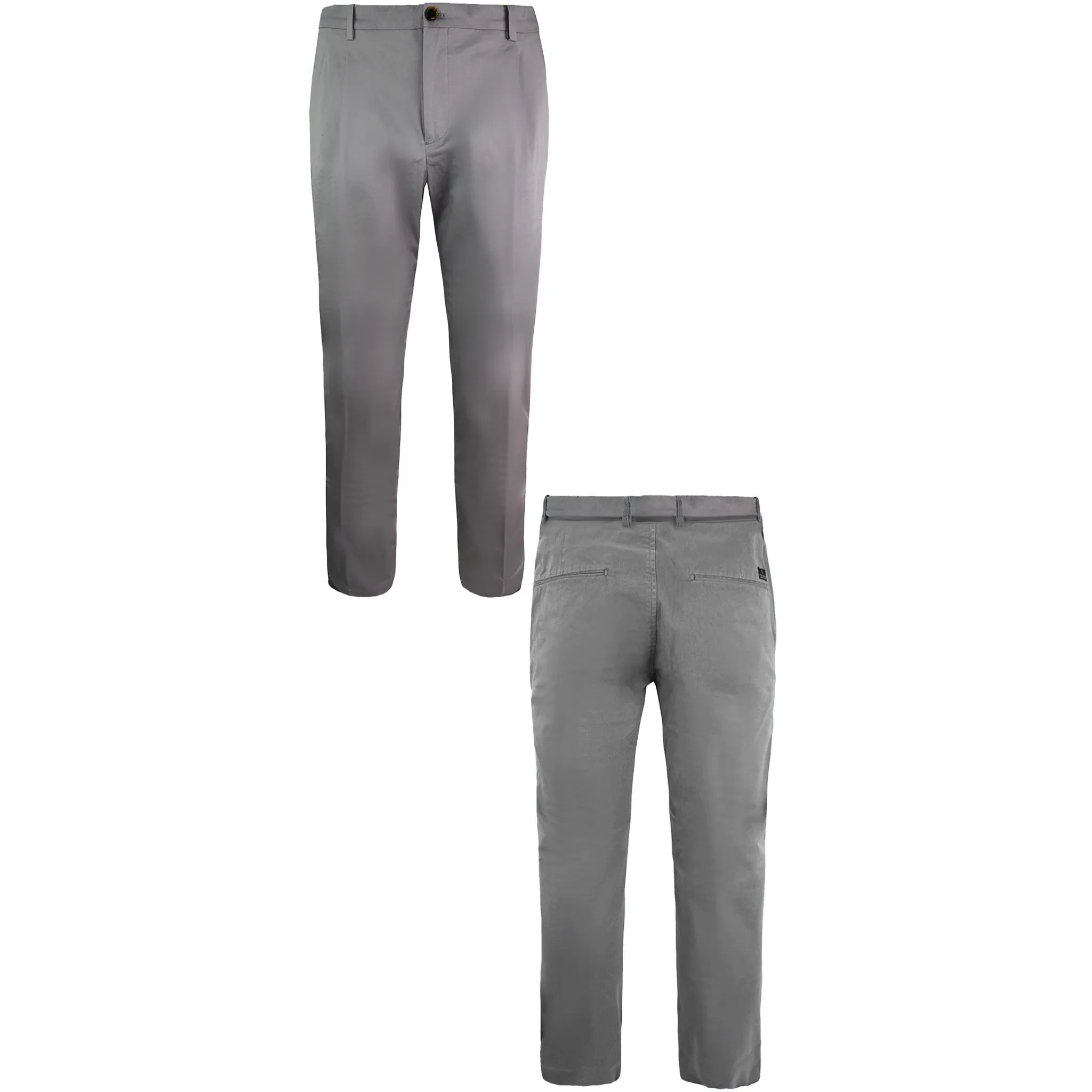 Scotch & Soda Relaxed Slim Fit Mens Grey Chinos