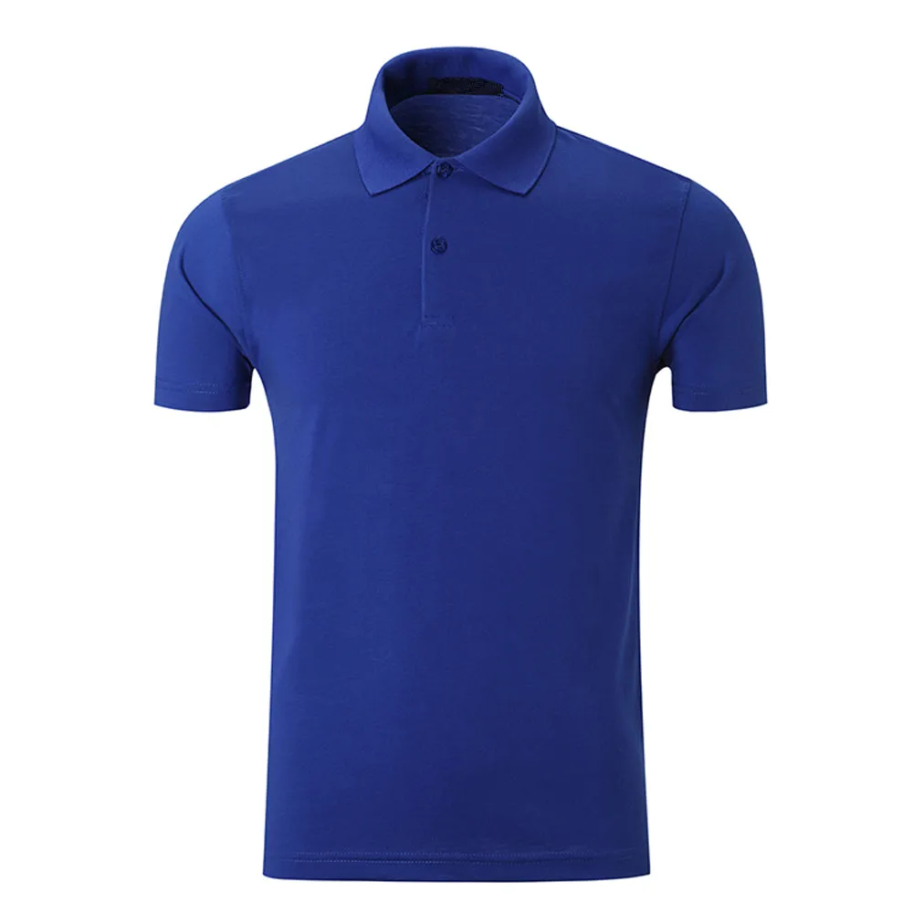 Sidiou Group New Fashion Trend Casual Brand Men POLO Shirt Solid Color Beaded Lapel T-shirt