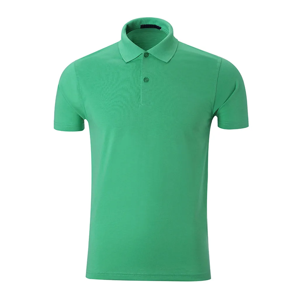 Sidiou Group New Fashion Trend Casual Brand Men POLO Shirt Solid Color Beaded Lapel T-shirt