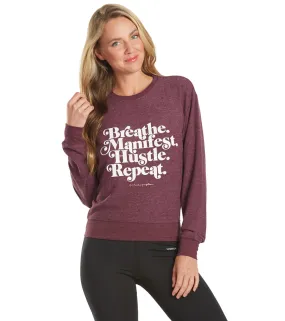Spiritual Gangster Hustle Crew Neck Savasana Pullover