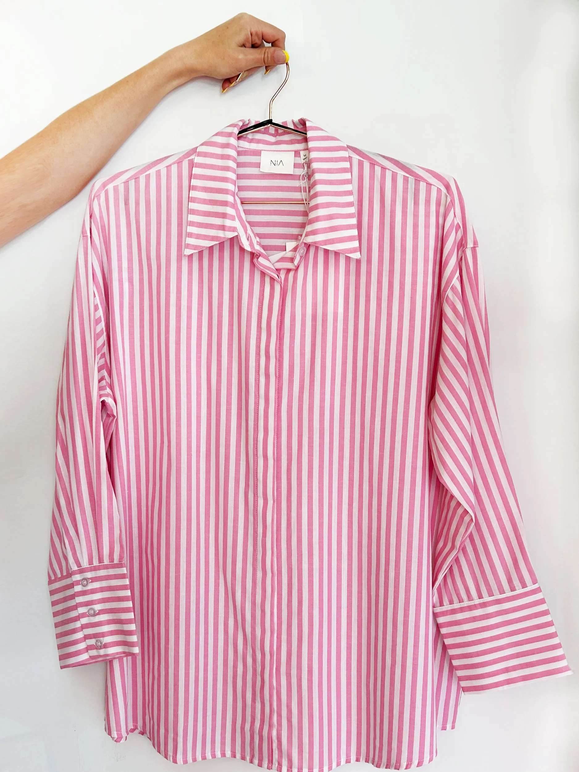 Tony Oversized Shirt - PInk