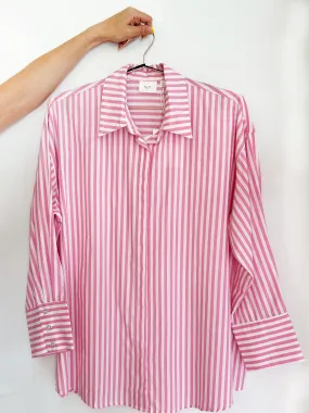 Tony Oversized Shirt - PInk