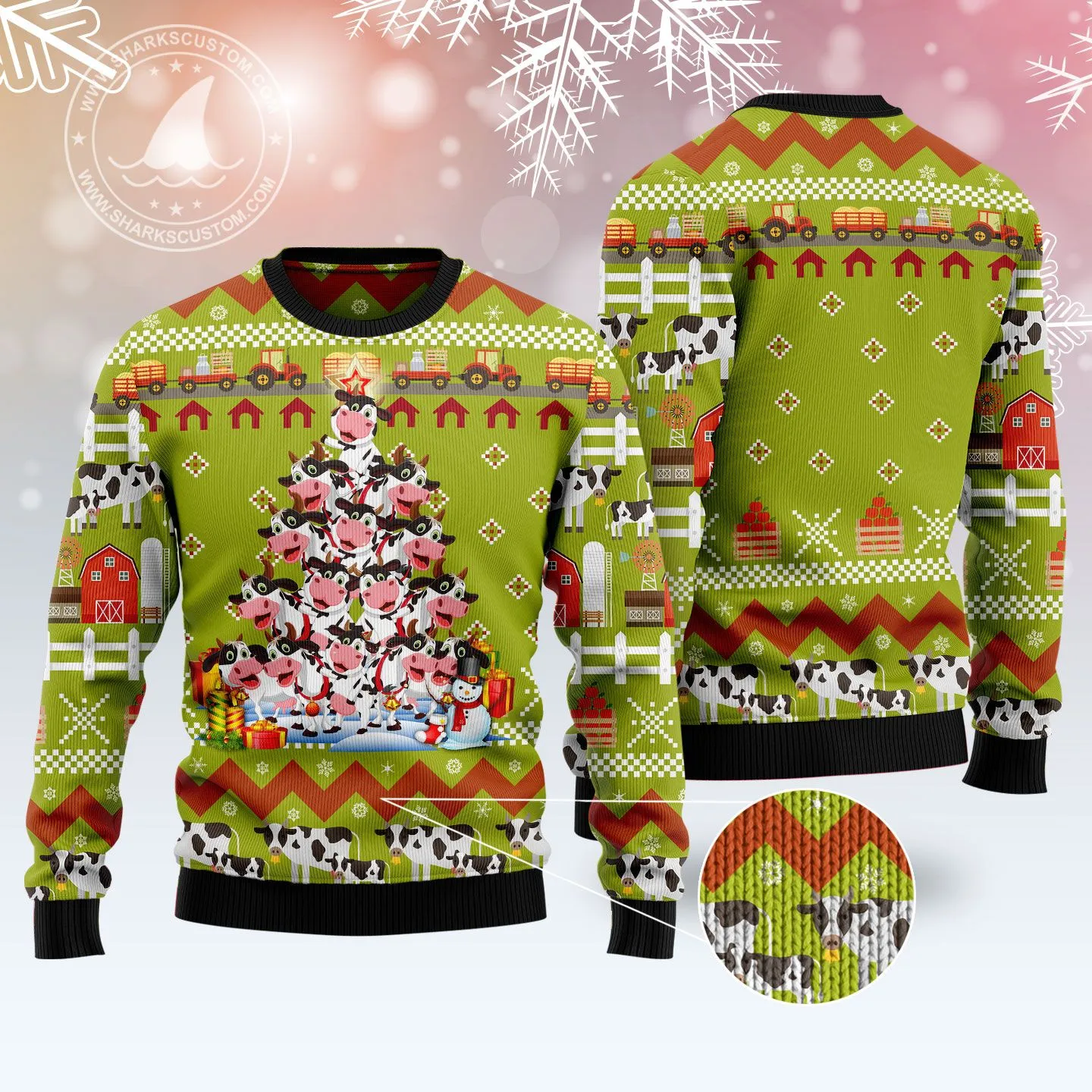 Ugly Sweater JulesRoche All-Over-Print Festive Jumper