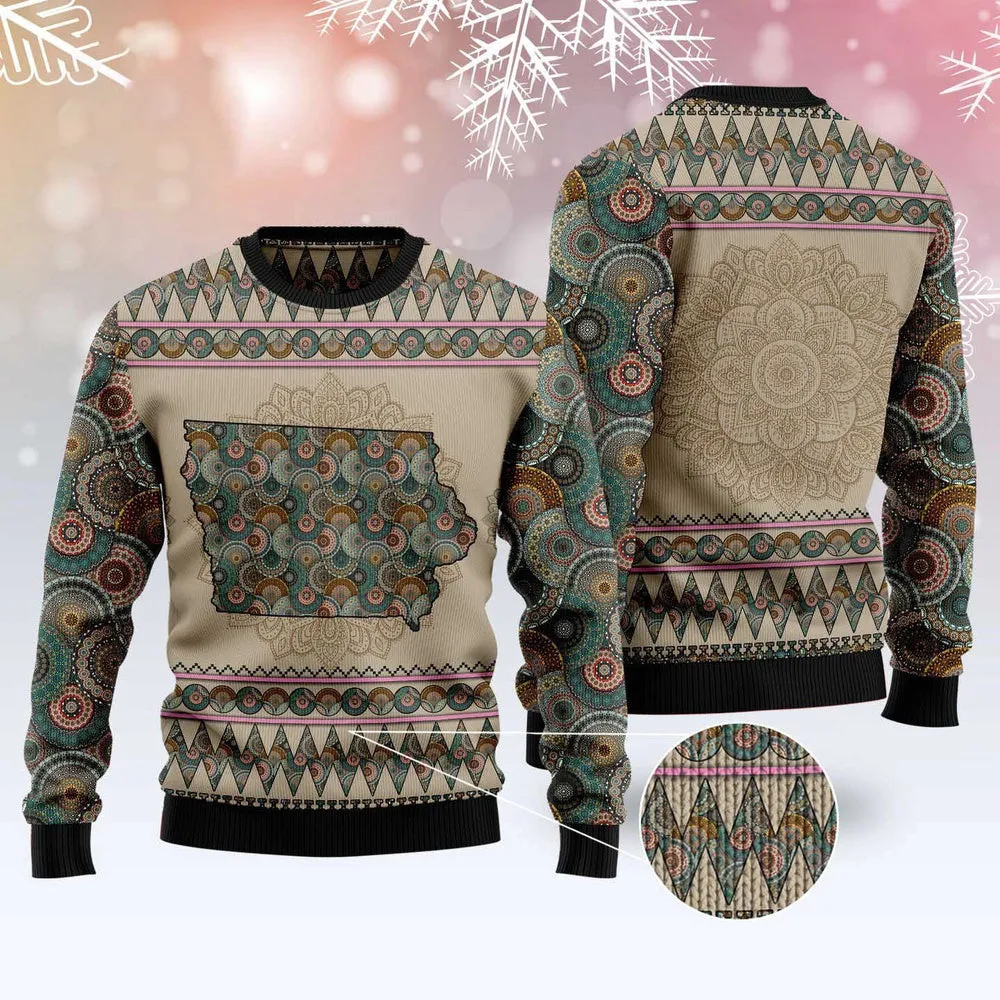 Ugly Sweater JulesRoche All-Over Print Warm 60% Cotton
