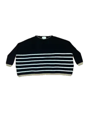 Vicolo black butter line cashmere pullover