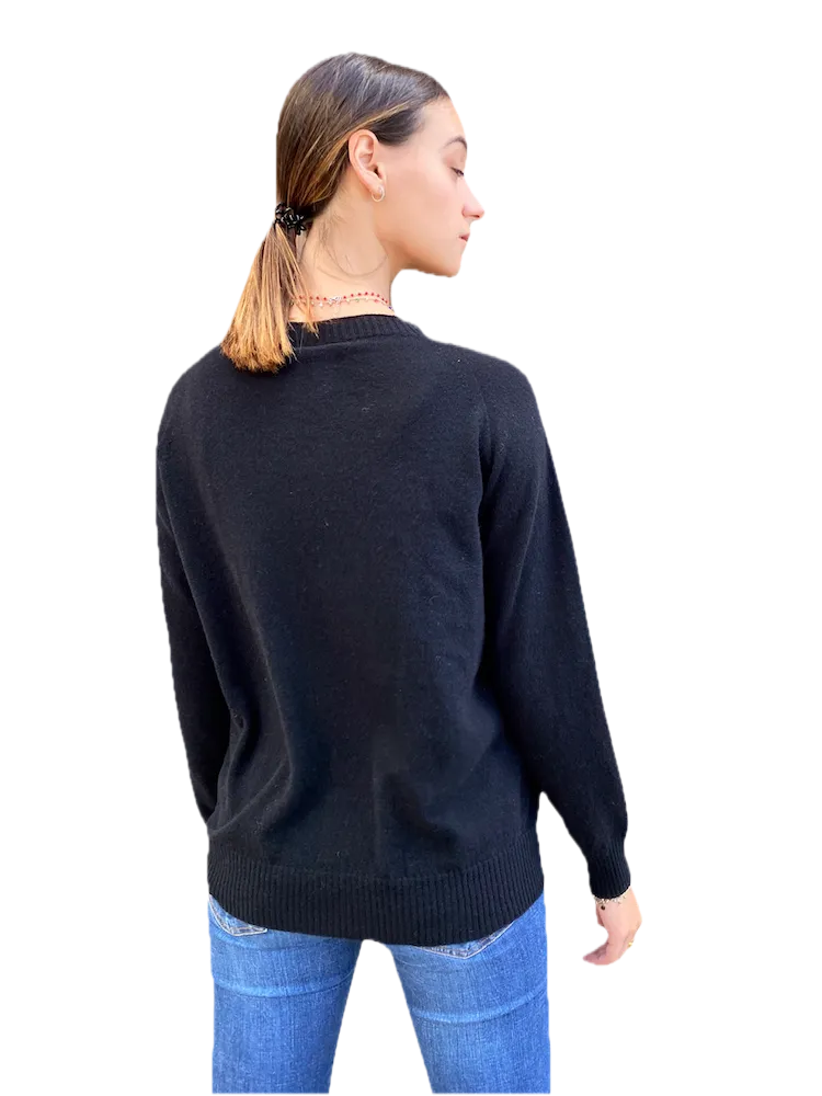 Vicolo black cashmere pullover