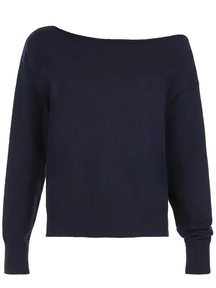 Women's Minimalist Loose Knit Pullover