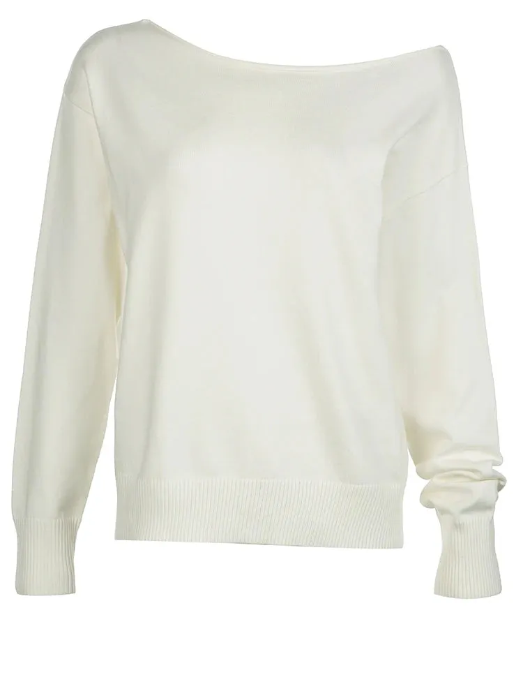 Women's Minimalist Loose Knit Pullover